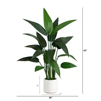 Nearly Natural 43in. Green Sky Bird Artificial Plant