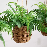 Nearly Natural 3-pc. 10in. Green Boston Fern Artificial Plant