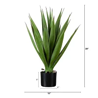 Nearly Natural 28in. Green Agave Artificial Plant