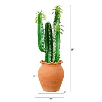 Nearly Natural 28in. Green Cactus Artificial Plant