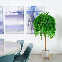 Nearly Natural 5ft. Green Willow Indoor Artificial Tree