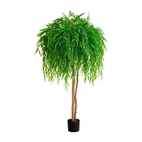 Nearly Natural 5ft. Green Willow Indoor Artificial Tree