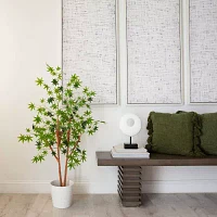 Nearly Natural 4ft. Green Maple Artificial Tree