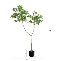 Nearly Natural 3.5ft. Green Sumac Indoor Artificial Tree