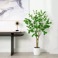 Nearly Natural 5ft. Green Enkianthus Indoor Artificial Tree