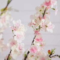 Nearly Natural 4ft. Pink Lighted Cherry Blossom Indoor Artificial Tree