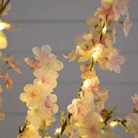 Nearly Natural 4ft. Pink Lighted Cherry Blossom Indoor Artificial Tree