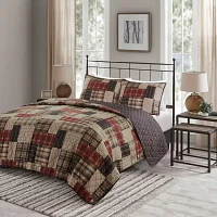 Madison Park Heavenly Rev Printed 3-pc. Reversible Coverlet Set