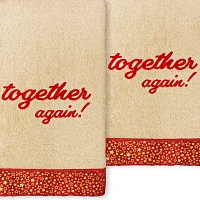 Linum Home Textiles Xmas Together Again 2-pc. Hand Towels