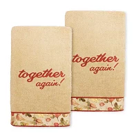 Linum Home Textiles Thanksgiving Together Again 2-pc. Hand Towels