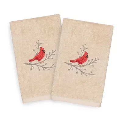 Linum Home Textiles Christmas Cardinal 2-pc. Hand Towels