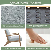 INK+IVY Novak Mid Century Modern Armchair