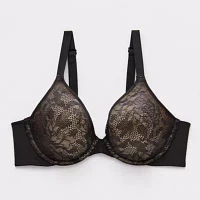 Liz Claiborne No Show Plunge Full Coverage Bra 355387