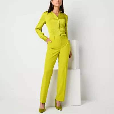 Worthington Womens Regular Fit Straight Trouser