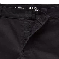 a.n.a Womens Mid Rise Adaptive Easy-on + Easy-off Chino Short
