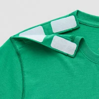 St. John's Bay Dexterity Super Soft Mens Crew Neck Short Sleeve Easy-on + Easy-off Adaptive T-Shirt