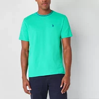 U.S. Polo Assn. Tipped Stretch Mens Crew Neck Short Sleeve T-Shirt