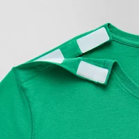 St. John's Bay Super Soft Big and Tall Mens Crew Neck Short Sleeve Easy-on + Easy-off Adaptive Moisture Wicking T-Shirt