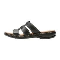 Clarks Womens Leisa Spring Slide Sandals Wide Width