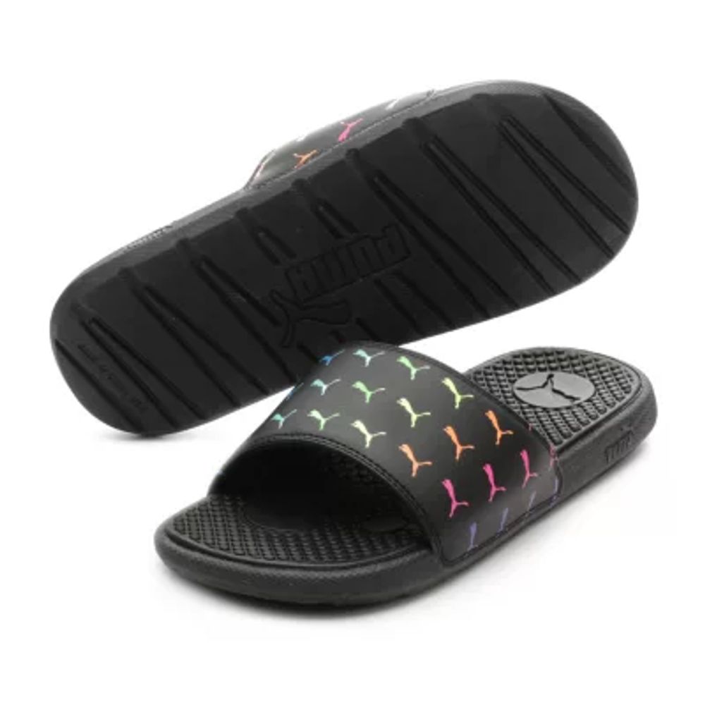 PUMA Big Girls Cool Cat Slide Sandals