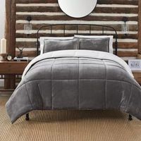 Serta  Cozy Plush Midweight Comforter Set