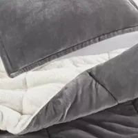 Serta  Cozy Plush Midweight Comforter Set