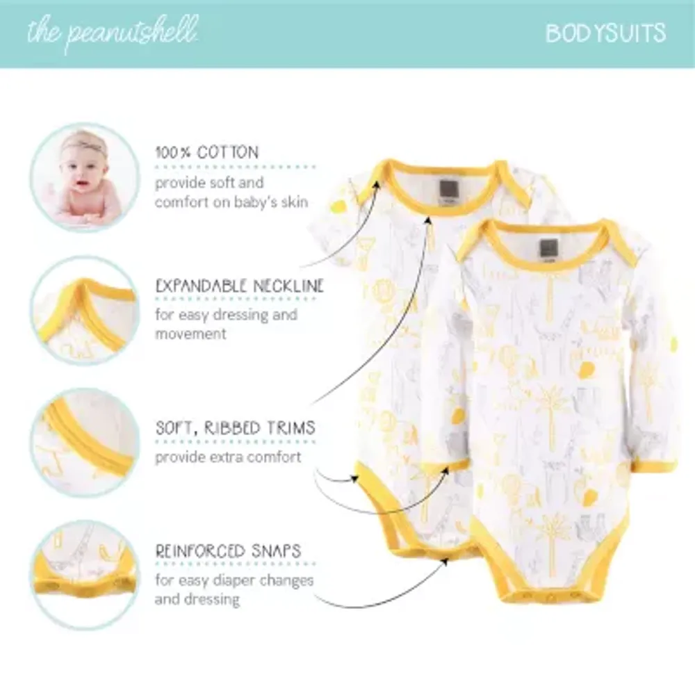 The Peanutshell 0-3m Sunshine Jungle Baby Unisex 23-pc. Baby Clothing Set