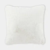 Loom + Forge Tipped Fur Square Throw Pillow