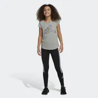 adidas Big Girls Mid Rise Full Length Leggings