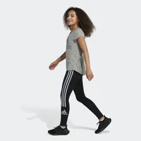 adidas Big Girls Mid Rise Full Length Leggings