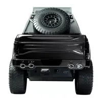 QFX Dual 3"Over-Sized Truck with Rechargable Bluetooth Speaker,FM ,Hands-Free,LED Lights & USB