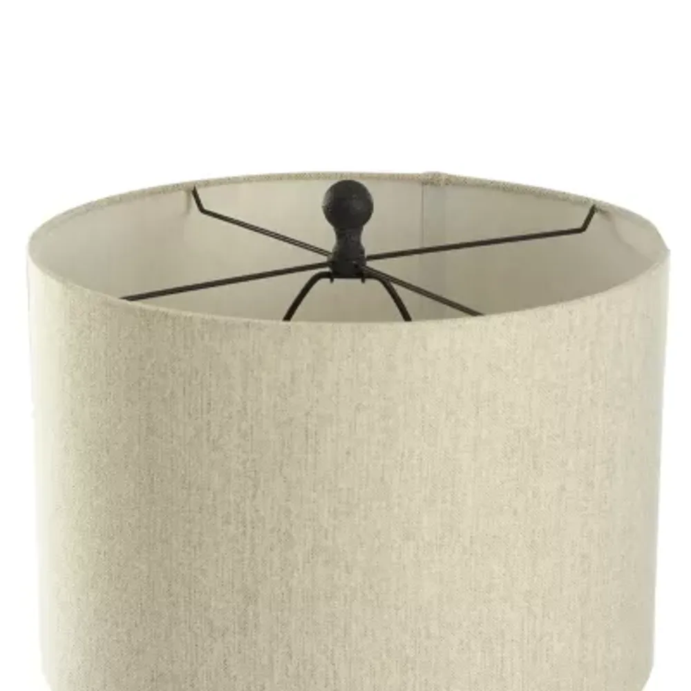 Collective Design By Stylecraft Textured Dark Bronze Table Lamp