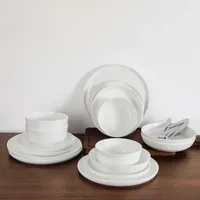 Table 12 Natural White 16-pc. Bone China Dinnerware Set