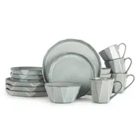 Table 12 Stonewashed 16-pc. Stoneware Dinnerware Set