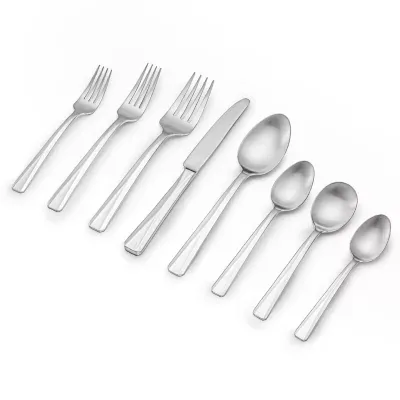 Table 12 Stainless Steel 50-pc. 18/10 Flatware Set