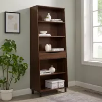 Wooden 4-Shelf Bookcases