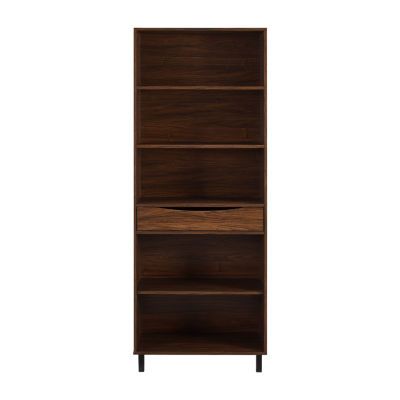 Wooden 4-Shelf Bookcase