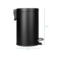 Home Expressions 1.2 Gallon Step Trash Can