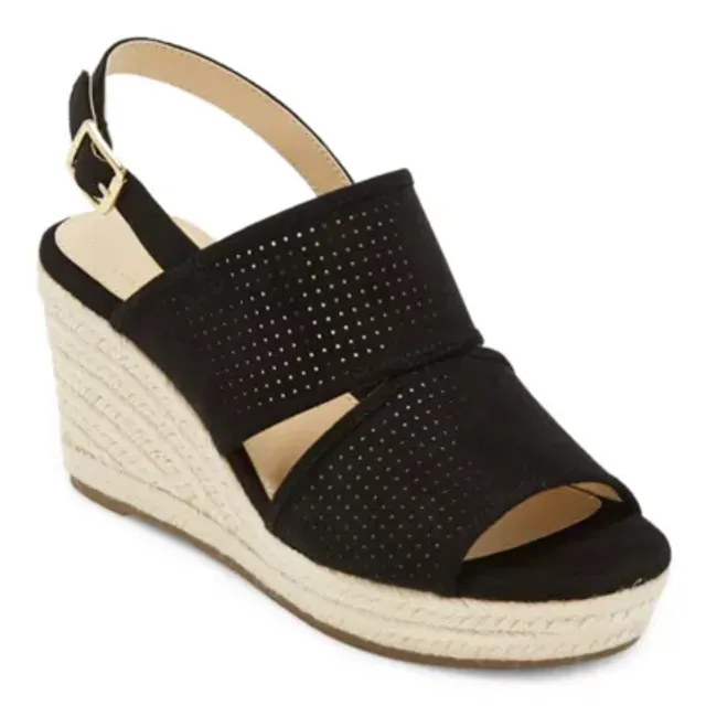 liz claiborne hardie wedge sandals