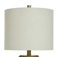 Collective Design By Stylecraft Pierced Gold Metal Table Lamp