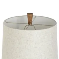 Collective Design By Stylecraft Wood Tone Table Lamp