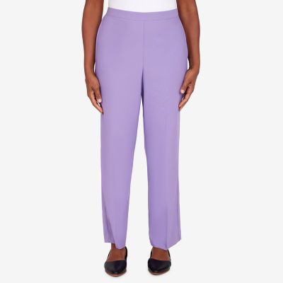 Alfred Dunner Picture Perfect Womens Straight Pull-On Pants