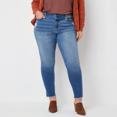 a.n.a - Plus Womens High Rise Skinny Fit Jegging Jean