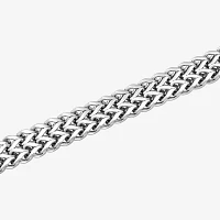 Stainless Steel 8 1/2 Inch Solid Link Link Bracelet