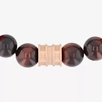 Genuine Red Tiger's Eye Beaded Bracelet