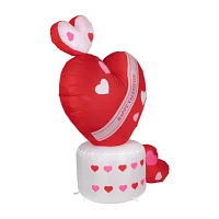 Northlight 5ft Rotating Heart Lighted Valentines Day Outdoor Inflatable