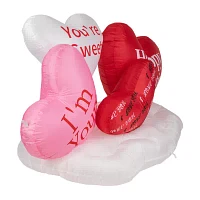 Northlight 5ft Day Conversation Hearts Lighted Valentines Day Inflatable