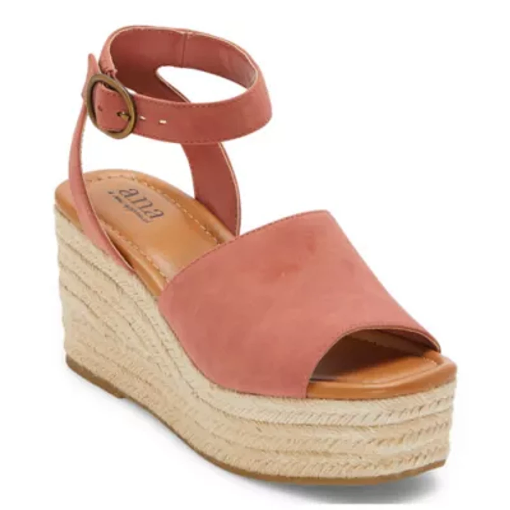 a.n.a Womens Laskie Wedge Sandals