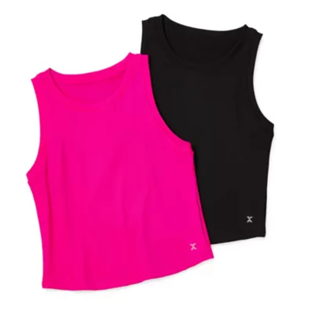 Xersion Little & Big Girls Ribbed 2-pc. Round Neck Tank Top