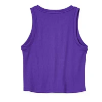 Xersion Little & Big Girls Ribbed Round Neck Tank Top